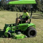 Camden Cutting Emissions & Grass With Electric Commercial Mower