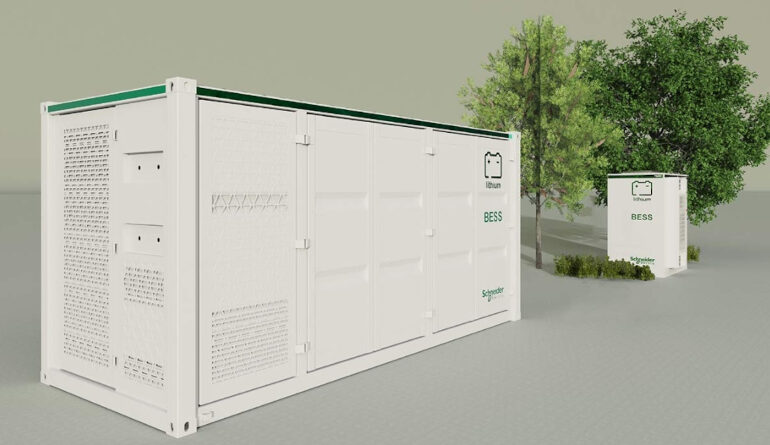 Schneider Electric releases 7-ft and 20-ft BESS designs