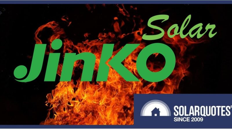 JinkoSolar Fires Up – Quite Literally