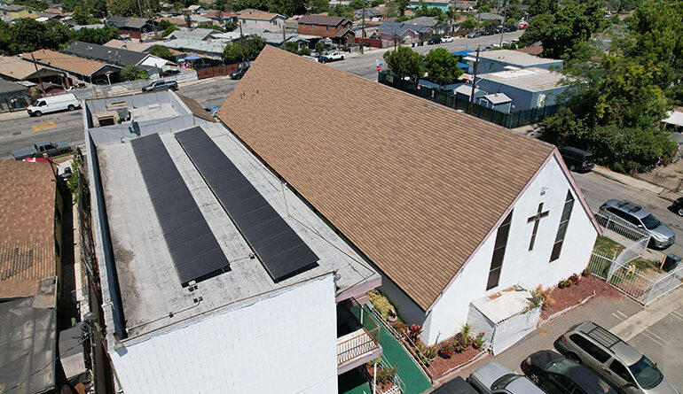 Compton church adds resiliency with rooftop solar + storage