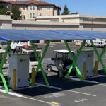 California university installs Paired Power solar EV chargers for electric maintenance vehicles