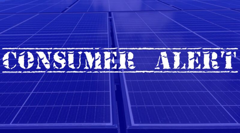 Solar Installation Firm Called Out For Alleged “Dubious Practices”