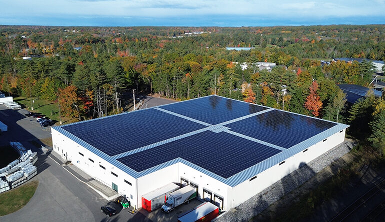 Verogy covers Maine warehouse with 1.1-MW solar project